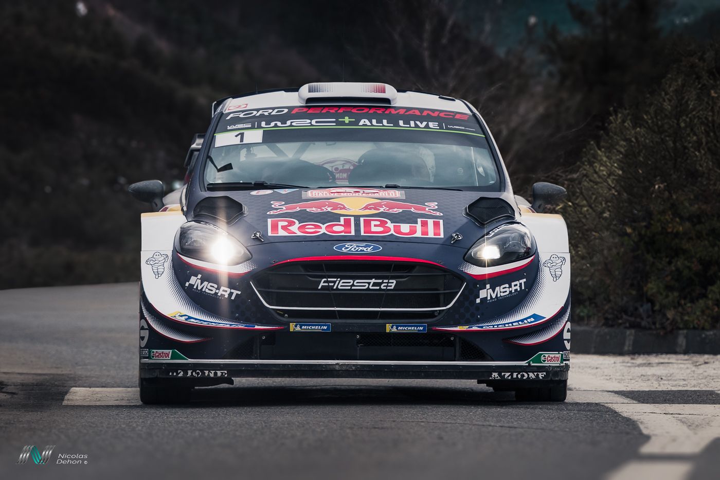 Photo du rallye Monte-Carlo 2018 Ford Fiesta WRC Ogier S./ Ingrassia J.